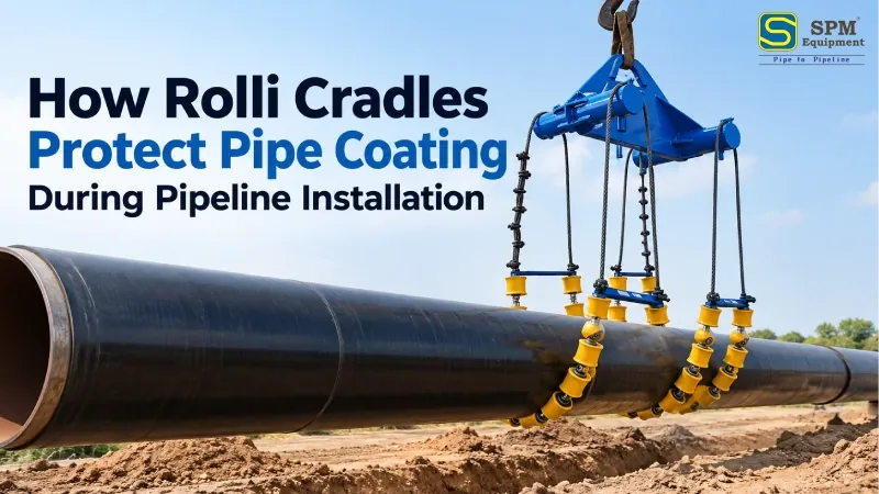 How Rolli Cradles Protect Pipe Coating During Pipeline Installation