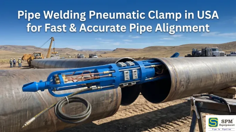 Pipe Welding Pneumatic Clamp In USA For Fast Accurate Pipe Alignment