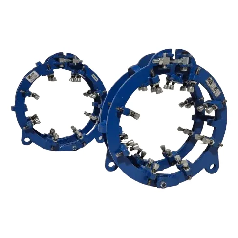 Cage Type Pipe Clamp - Manual With Jack Screws by SPM Equipment