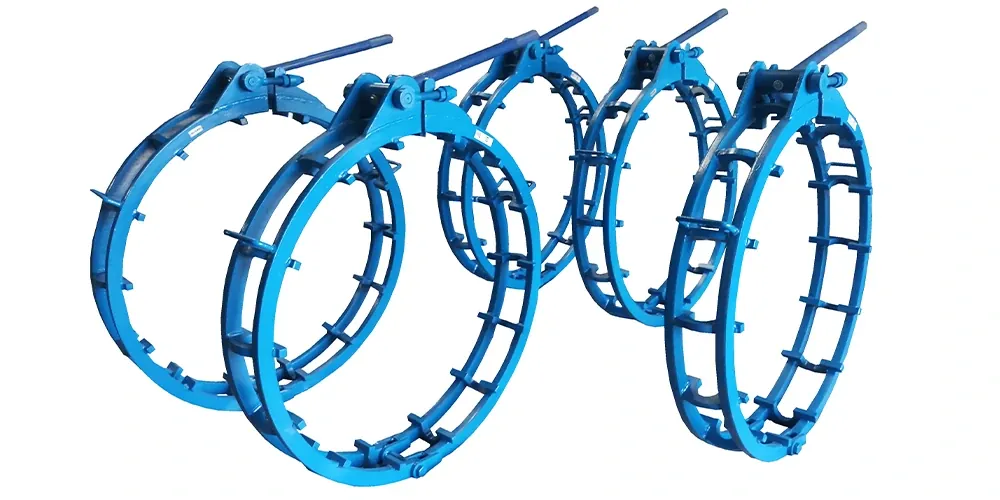 Manual External Pipe Fit Up Outer Clamp Tack Type