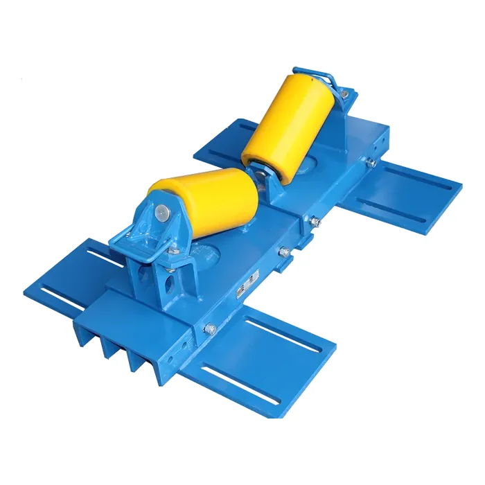 Adjustable Rigging Roller With Large Mounting Plate by SPM Equipment