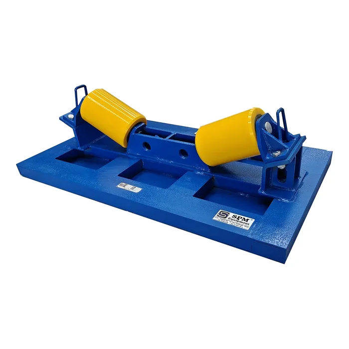 Beam Clamp Rigging Roller With C Channel Base by SPM Equipment