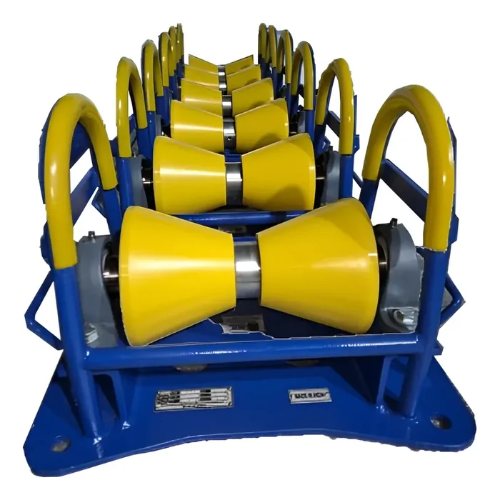 Pipe Roller With Side Support In