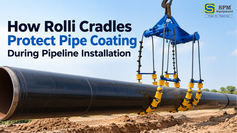 How Rolli Cradles Protect Pipe Coating During Pipeline Installation